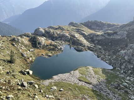Foto von Marilena Locatelli entlang der Tour