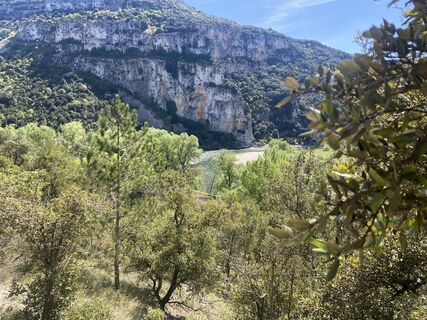 Zdjęcie z Mario Spalinger wzdłuż trasy