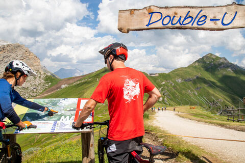 Double-U - Fassa Bike Park Canazei - ©Archivio APT Val di Fassa