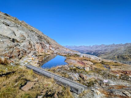 Foto von Sabrina Hackel entlang der Tour