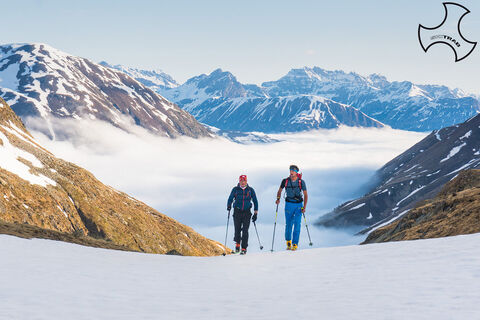 Entlang des Aufstiegs zum Pizzo Paradisino