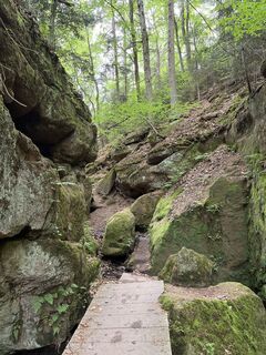 Foto von Tine Harth entlang der Tour