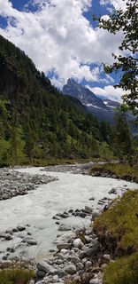 Fotografia z Anselmo Mazzolini na trase