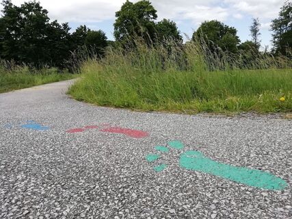Wegweiser Schlaumeierweg