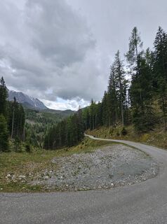 Foto von Florian entlang der Tour