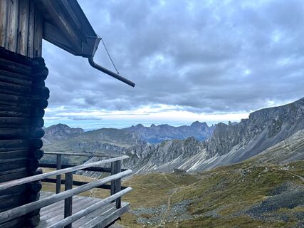 Photo de Norbert Herbig le long du parcours