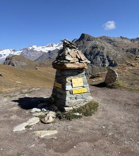 Foto von Monica entlang der Tour
