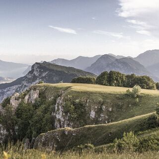 Blick nach Süden: der Gardasee
