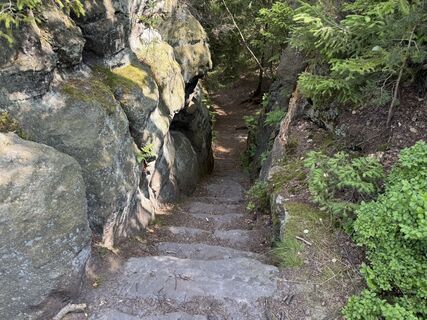 Foto von Norbert Herbig entlang der Tour