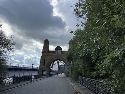 Foto von Maike entlang der Tour