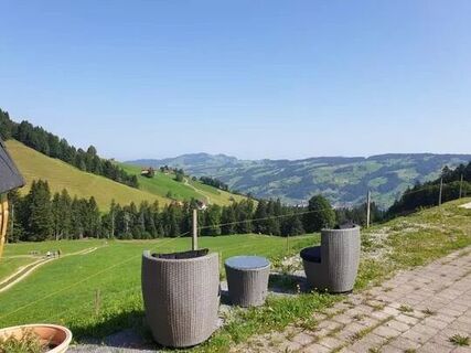 Aussicht vom Berggasthaus Nestel