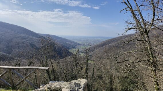 Photo de Fabrizio Plesnizer le long du parcours