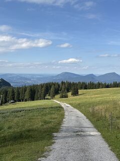 Foto von Barbara Schober entlang der Tour