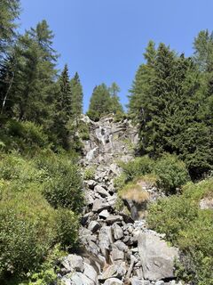 Photo de Nina le long du parcours