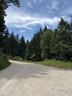 Foto von Heinz Sperl entlang der Tour