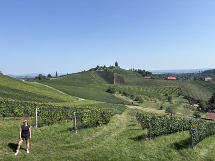 Fotografia z Georg Habermann na trase