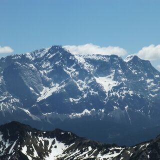 Blick auf die Zugspitze
