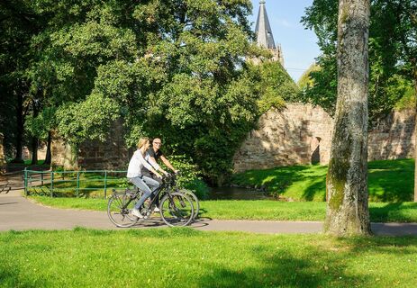 Wissembourg - Remparts mit dem Fahrrad