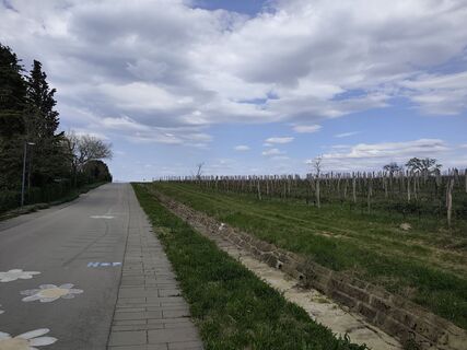 Foto de Stefano Fontanel a lo largo del recorrido