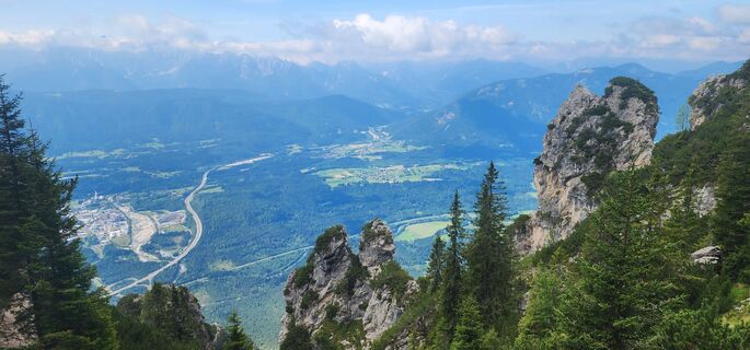 Foto von Barbara Turi entlang der Tour