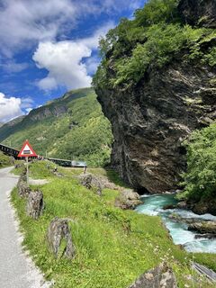 Foto de Marleen Blomsma a lo largo del recorrido