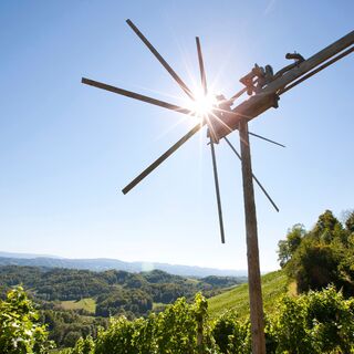 Der Klapotetz als Wächter übers Weinland