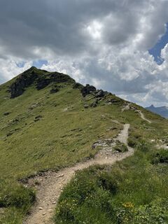 Foto von Andrea Omlin entlang der Tour