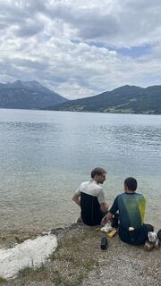 Photo de Benjamin Bachler le long du parcours