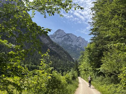 Foto von Friederike Steyrer entlang der Tour