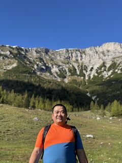 Foto de Hoomer Gao a lo largo del recorrido
