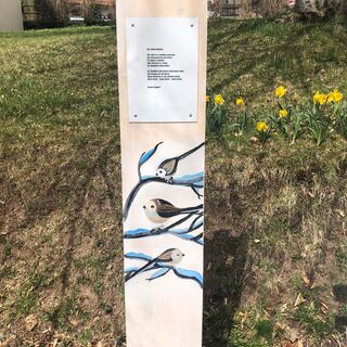 Kunstweg Stele im Kurpark