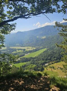 Photo de Angelika Gerung le long du parcours
