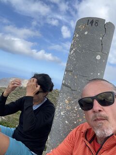 Foto de Jörg Bürkin a lo largo del recorrido