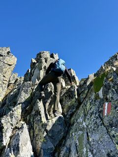 Foto von Barbara Schober entlang der Tour