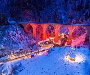 Weihnachtsmarkt in der Ravennaschlucht