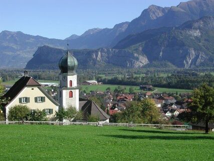 Blick auf über Vilters