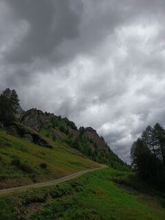 Foto von Aner entlang der Tour