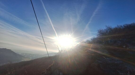 Foto van Regina Fleischmann langs de tour