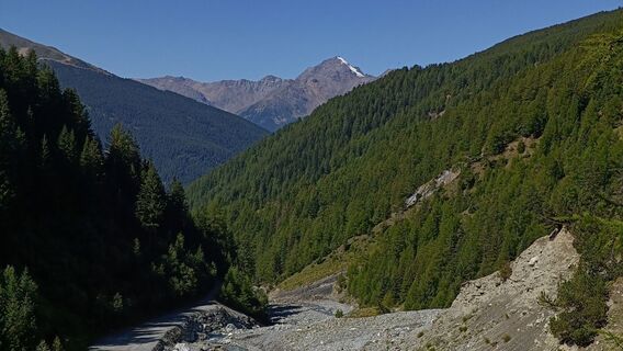 Foto de Maurizio Dell'acqua a lo largo del recorrido