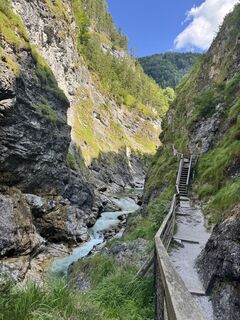 Foto von Sandy entlang der Tour