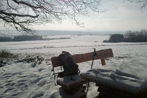 Rastplatz im Winter