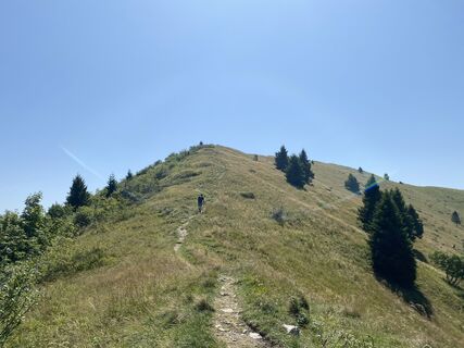 Zdjęcie z Nicola Biancardi wzdłuż trasy