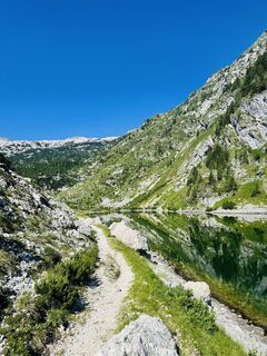Photo de Sandy le long du parcours
