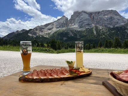 Foto von Rosi entlang der Tour