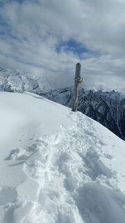 Fotografia z Valerio Masiero na trase