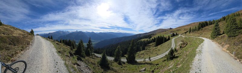Photo de Martin Resch le long du parcours