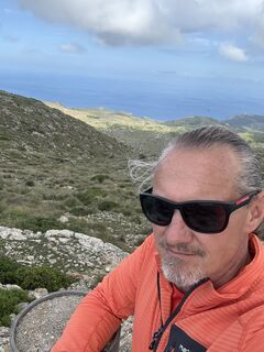 Foto de Jörg Bürkin a lo largo del recorrido