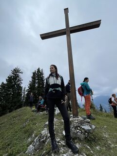 Foto de Kate Rusakova a lo largo del recorrido