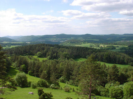 Aussicht von der Burgruine Lichtenegg