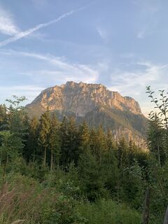 Foto von Elisabeth Wiesmayr entlang der Tour